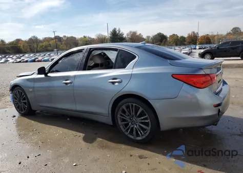 2016 Infiniti Q50 Red Sport 400 из США, поврежденный, VIN JN1FV7AP6GM421274